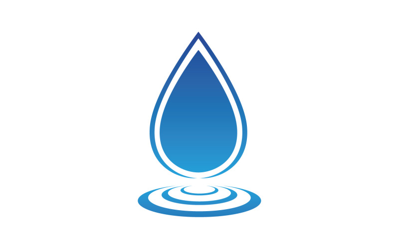 Waterdrop fresh nature energy logo v4 Logo Template