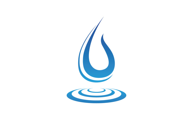 Waterdrop fresh nature energy logo v5 Logo Template