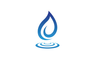 Waterdrop fresh nature energy logo v7