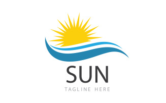Sun and swosh logo energy v1