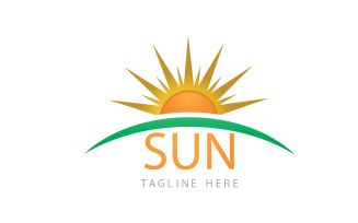 Sun and swosh logo energy v3