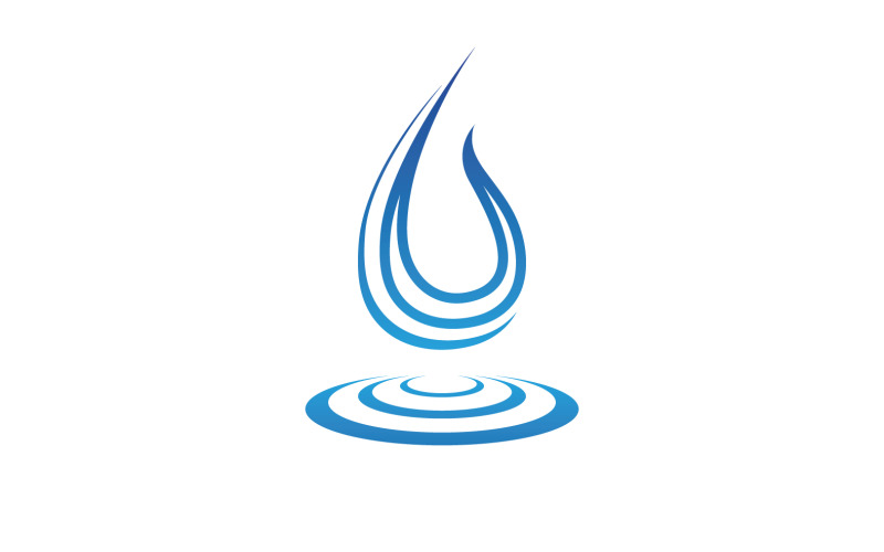 Waterdrop fresh nature energy logo v30 Logo Template