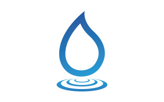 Waterdrop fresh nature energy logo v33