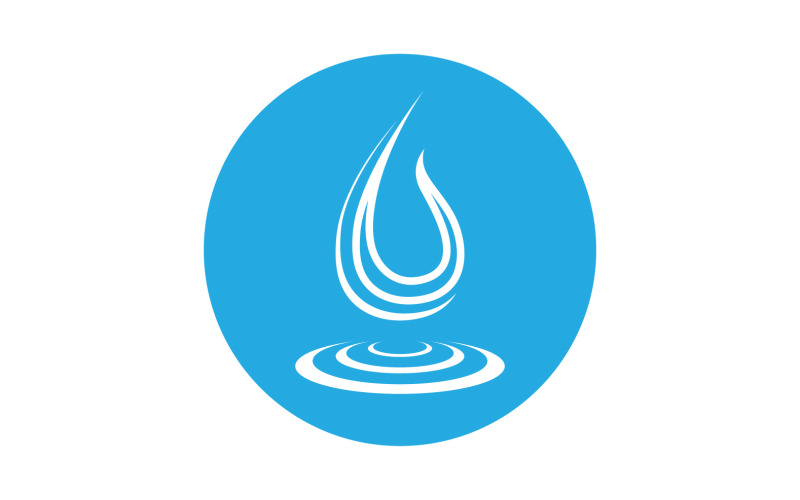 Waterdrop fresh nature energy logo v38 Logo Template