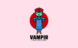 Vampire Mascot Cartoon Logo