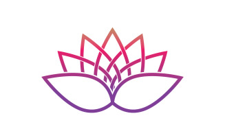 Flower lotus beauthy meditation yoga symbol v10
