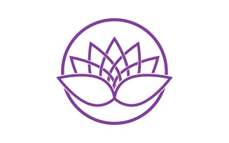 Flower lotus beauthy meditation yoga symbol v12