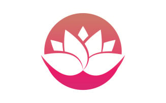 Flower lotus beauthy meditation yoga symbol v13