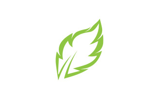 Green Leaf nature element tree company name v11