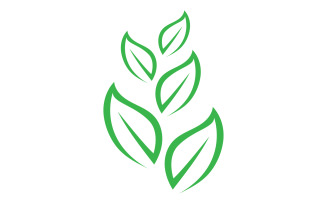 Green Leaf nature element tree company name v21