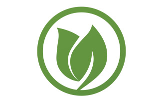 Green Leaf nature element tree company name v30
