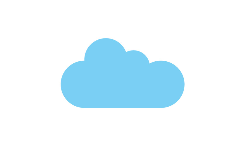 Cloud blue sky element design for logo company v11 Logo Template