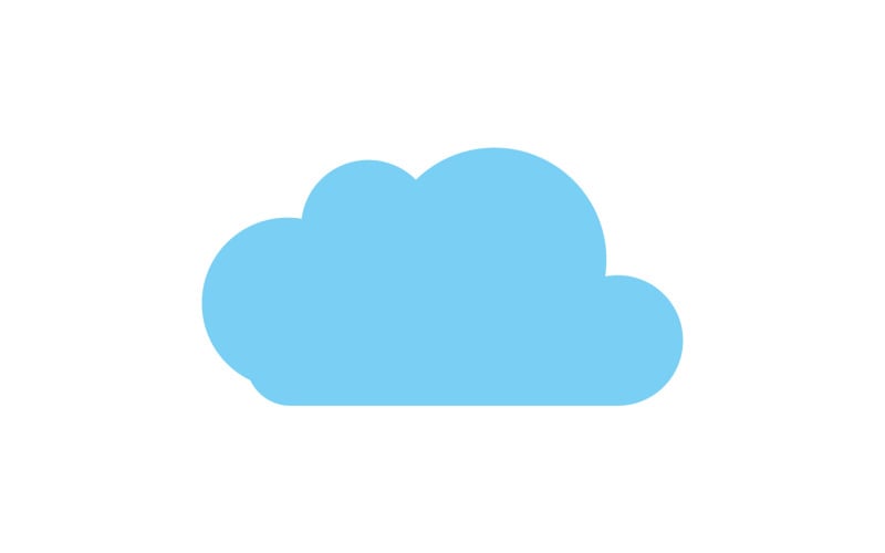 Cloud blue sky element design for logo company v13 Logo Template