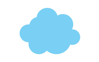 Cloud blue sky element design for logo company v16