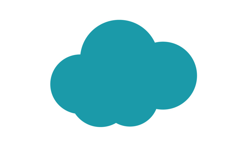 Cloud blue sky element design for logo company v19 Logo Template