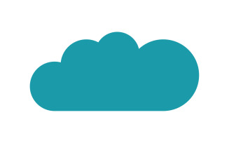Cloud blue sky element design for logo company v20