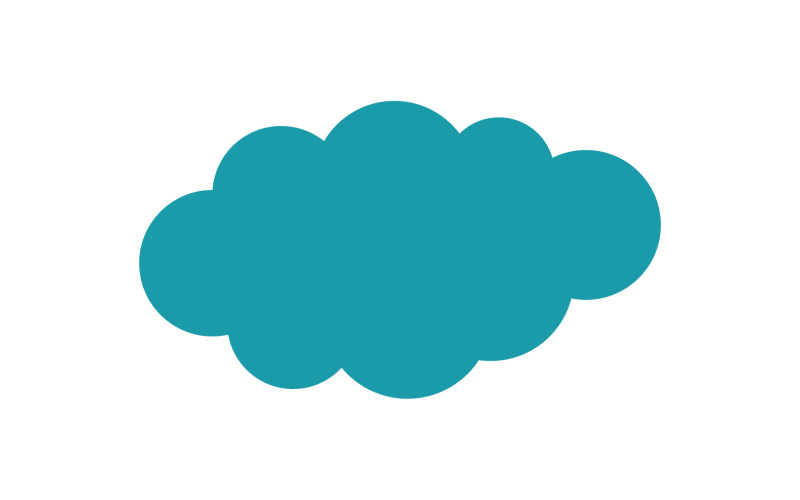 Cloud blue sky element design for logo company v22 Logo Template