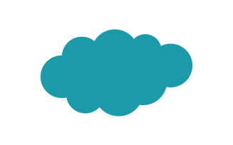 Cloud blue sky element design for logo company v22