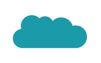 Cloud blue sky element design for logo company v23