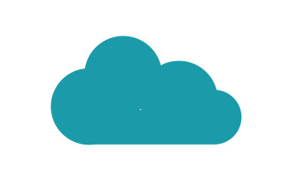 Cloud blue sky element design for logo company v24