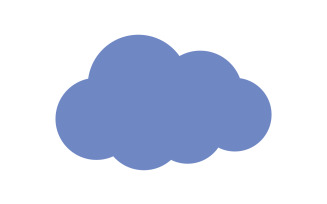 Cloud blue sky element design for logo company v25