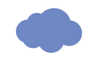 Cloud blue sky element design for logo company v26