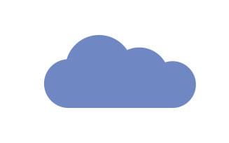Cloud blue sky element design for logo company v27