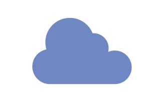 Cloud blue sky element design for logo company v29