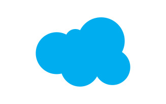Cloud blue sky element design for logo company v2