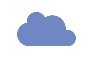 Cloud blue sky element design for logo company v30