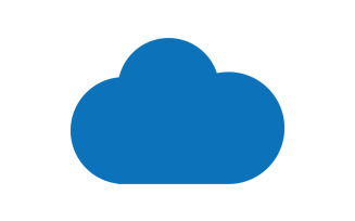 Cloud blue sky element design for logo company v33