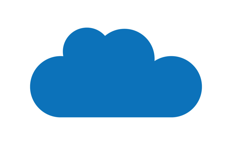 Cloud blue sky element design for logo company v34 Logo Template
