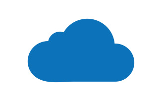 Cloud blue sky element design for logo company v36