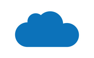 Cloud blue sky element design for logo company v38