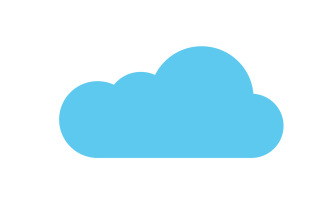 Cloud blue sky element design for logo company v43