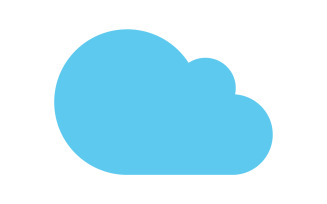 Cloud blue sky element design for logo company v45