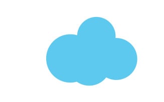 Cloud blue sky element design for logo company v46