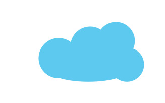 Cloud blue sky element design for logo company v47