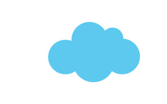 Cloud blue sky element design for logo company v48