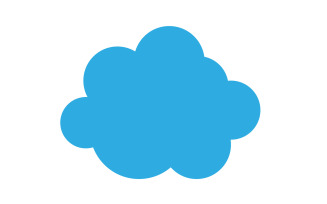 Cloud blue sky element design for logo company v49