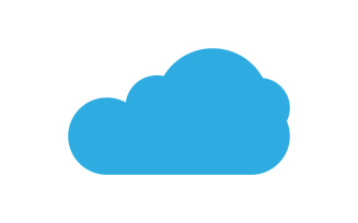 Cloud blue sky element design for logo company v50