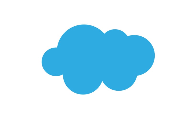 Cloud blue sky element design for logo company v51 Logo Template