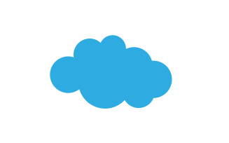 Cloud blue sky element design for logo company v55