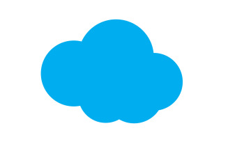 Cloud blue sky element design for logo company v62