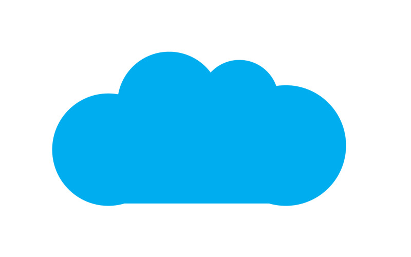 Cloud blue sky element design for logo company v63 Logo Template