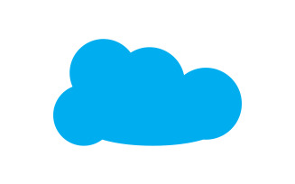 Cloud blue sky element design for logo company v6