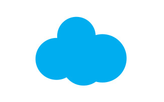 Cloud blue sky element design for logo company v7