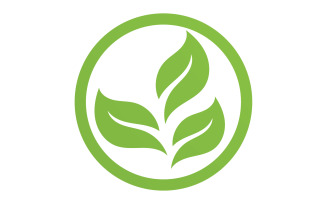 Green Leaf nature element tree company name v36