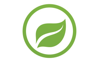 Green Leaf nature element tree company name v44