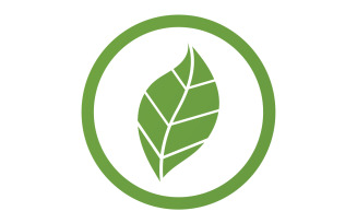 Green Leaf nature element tree company name v47